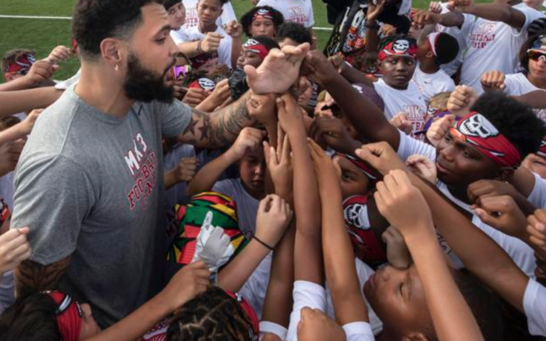 ‘I see them, I see myself’: NFL star returns to hometown for annual youth camp      By JAMES LACOMBE